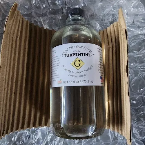 Turpentine Natural Pure Gum Spirits of Turpentine Pine 1000 ml