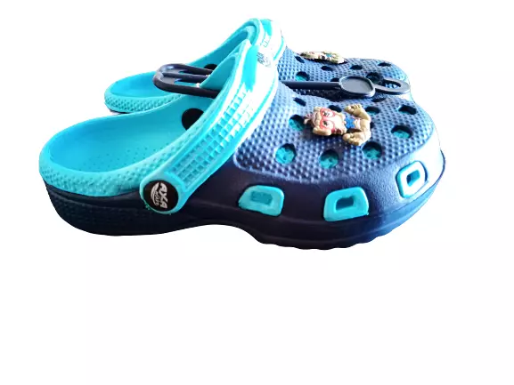 Clogs bambino ciabatte in gomma da bimbo mare spiaggia blu 30 31 32 33 34 35
