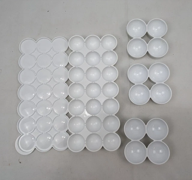 2x Silicone Ice Cube Tray For Fridge Freezer Easy Pop-Out - View #8