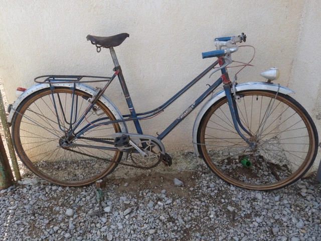 Nos Ancien Velo 1900/50 Plaque Saint Christophe Bici Old Bike Bicycle