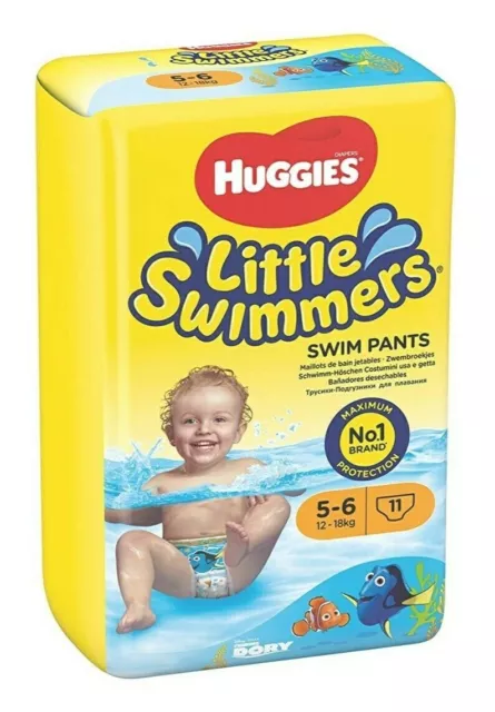 11 maillots de bain jetables Huggies Little Swimmers t 5-6 12 18kg