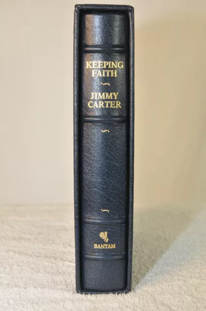 Rare Keeping Faith By Jimmy Carter Signed Numbered Limited Edition Leather 1982