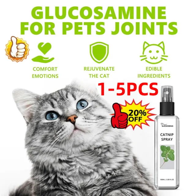 2024 Herbal Cat Joy, Spray de hierba gatera para gatos, Spray de hierba gatera para gatos de interior.