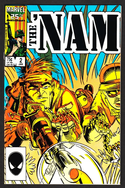 The Nam #2 Marvel Comics Book VF/NM 1987 Vietnam War Military Comic