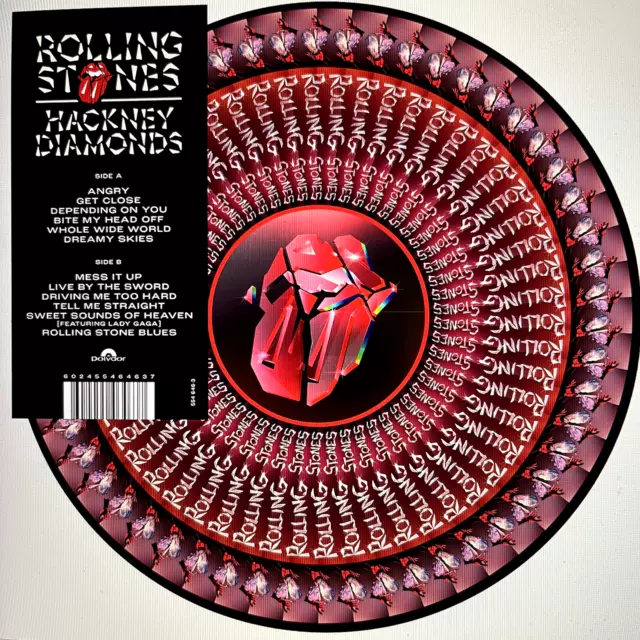 The Rolling Stones "Hackney Diamonds" Zoetrope Picture Disc Vinyl Lp New / Neuf