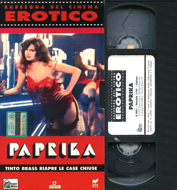 VHS MOVIE &amp;&amp;PAPRIKA&amp;&amp; Directed byTinto Brass - Debora Caprioglio - FILM ...