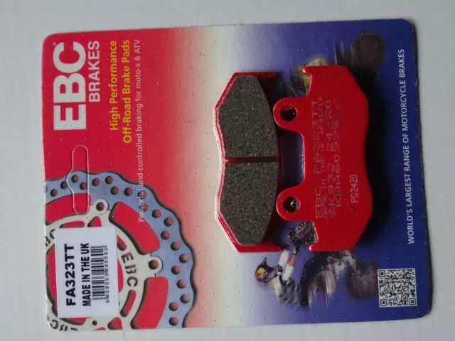 FA323TT ATV Yamaha YFM YFZ - EBC Bremsbeläge brake pads Carbon hinten