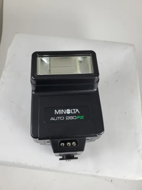 Minolta Auto 280PX Photography Flash dedicated to X700, X570 and other X series