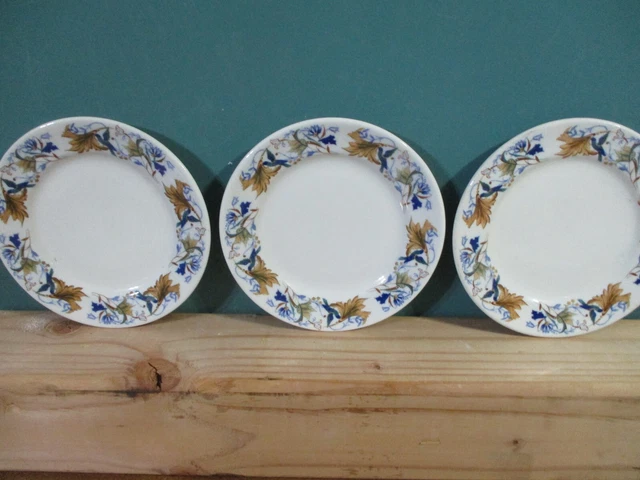 Syracuse China Restaurant Ware Birds & Flowers Bread Plates