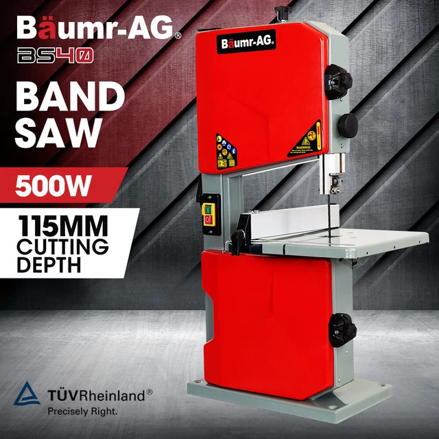 BAUMR-AG 500W Bandsaw Band Saw Wood Benchtop Timber Vertical Machine Woodworking