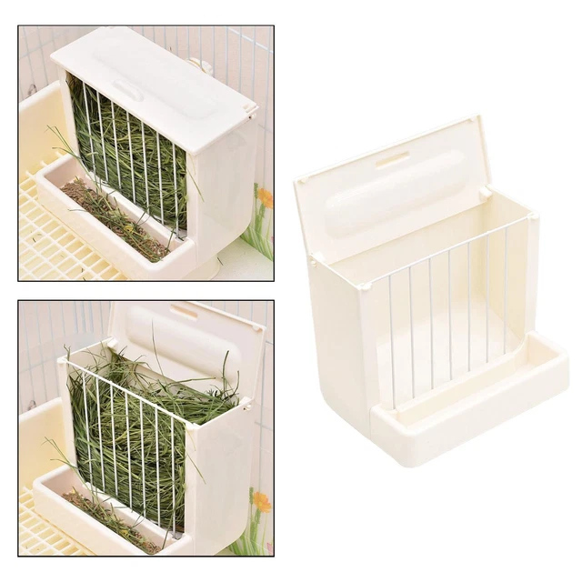 FOOD HAY FEEDER Cage Accessories Hay Racks for Rabbit Chinchillas ...