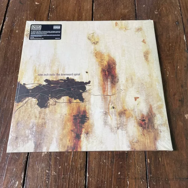 NINE INCH NAILS - The Downward Spiral Vinyl Record SEALED 2xLP Black ...