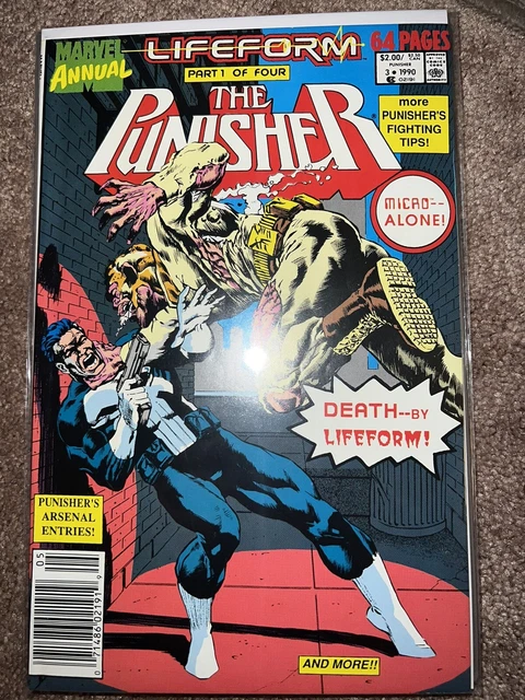 The Punisher Annual #3 Marvel Comics (1990) VF/NM