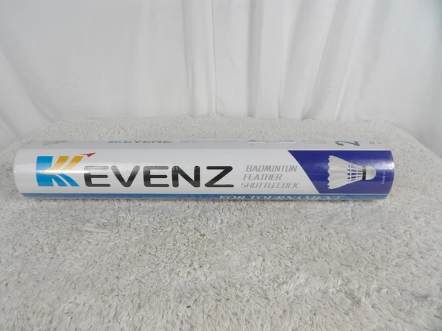 Kevenz Feather Badminton Tournament Shuttlecocks 12 Pieces Pack Kevenz Feather Badminton Tournament Shuttlecocks 12 Pieces Pack
