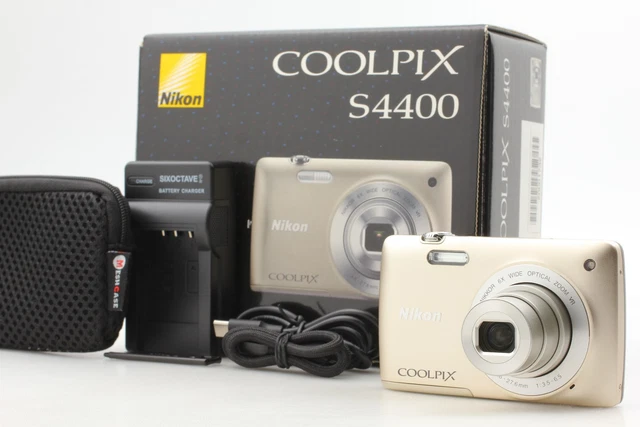 NIKON COOLPIX S4400 Purple 20.1MP Compact Digital Camera