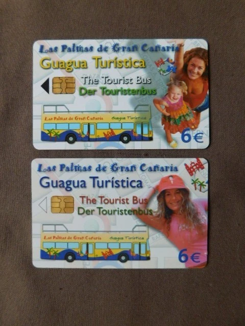 2 chip kaarten bruised Spain / Gran Canaria - bus