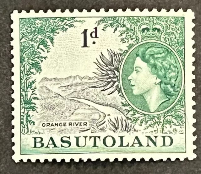 Travelstamps: Basutoland Stamps Scott #47 Sg 44 - 1d Orange River Mint MOGVLH 2