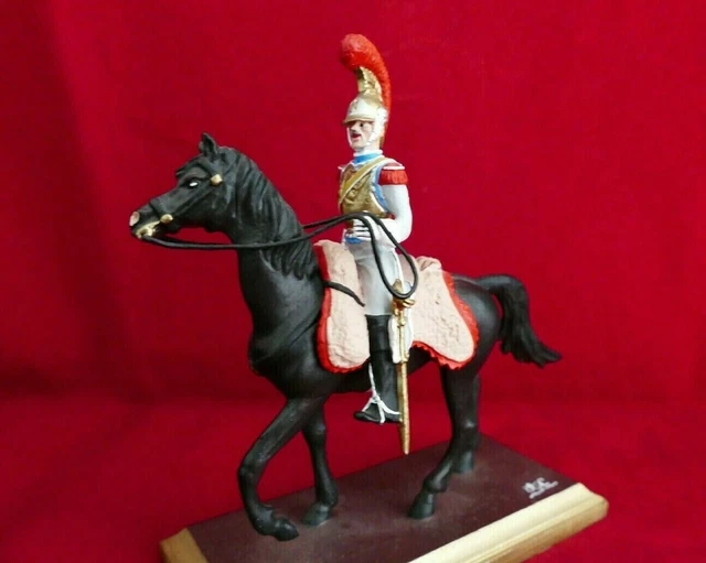 Soldat De Plomb 7e Hussard à Cheval - Figurine Claude Alexandre - 54mm - Premier Empire