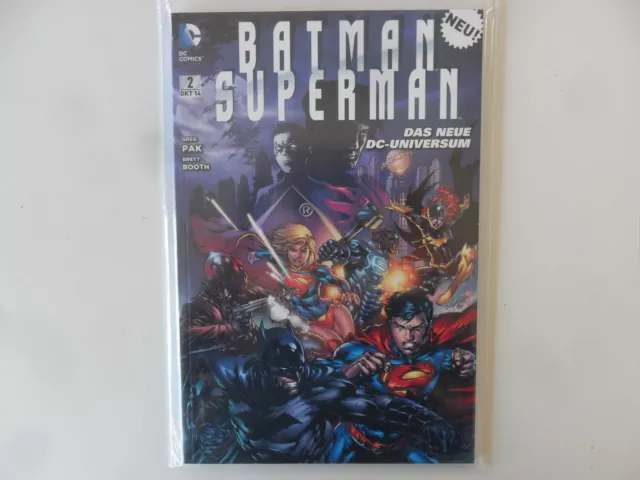 Das neue DC Universum - Panini - Batman/ Superman - Nr. 2 - Zustand: 0-1