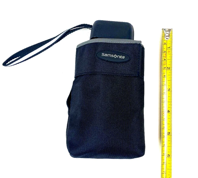 Samsonite 6" Pocket Flat Umbrella Black Ballistic Nylon Storage Case