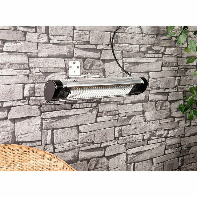 Semptec Infrarot-Außen-Heizstrahler IRW-2000 mit Goldröhre, 2.000 Watt, IP65 6