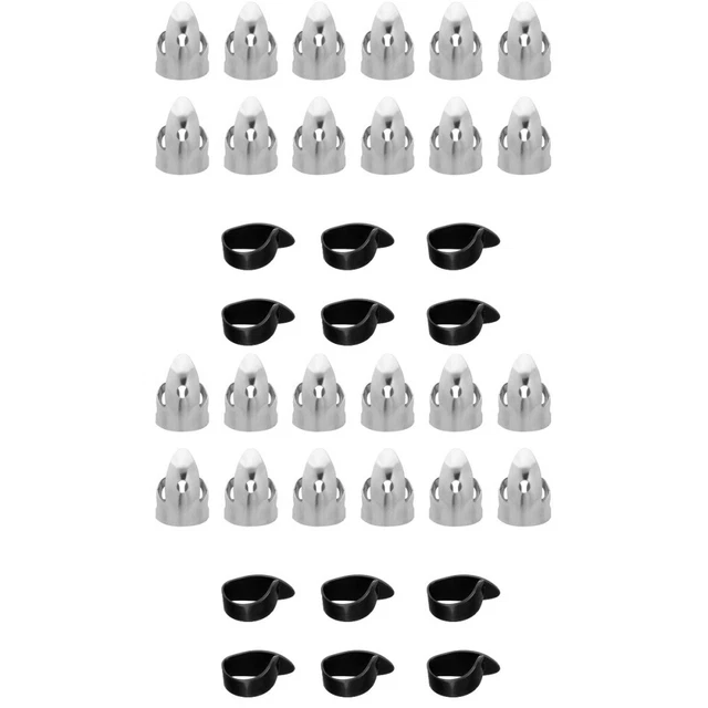 34-teiliges Gitarren-Zubehör-Set – Mit Fingerplektren, Plektren & Fingerschutz In Transparenter Box