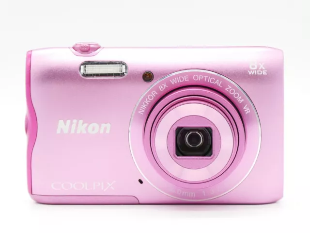 [NEAR MINT] Nikon COOLPIX A300 Pink 20.0MP Digital Camera FROM JAPAN