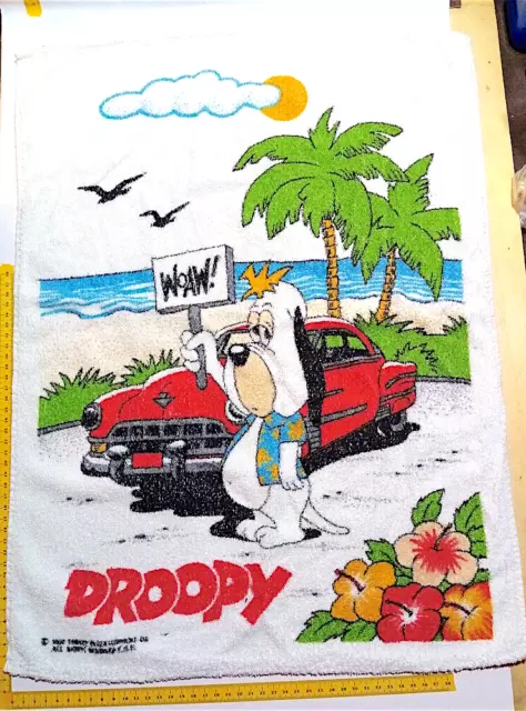 DROOPY 90s Hanna-Barbera - asciugamano da bagno per bambino vintage