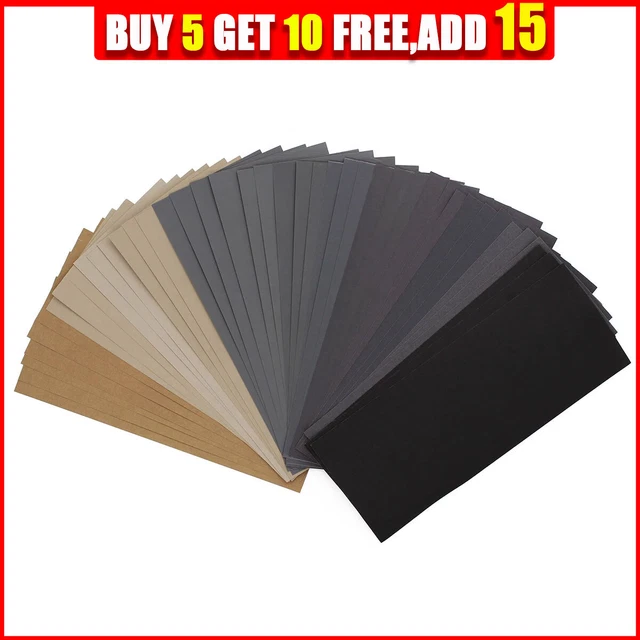 18 Carte Vetrate Siquk - Grana 3000/5000/7000 Per Levigatura - Foto 4