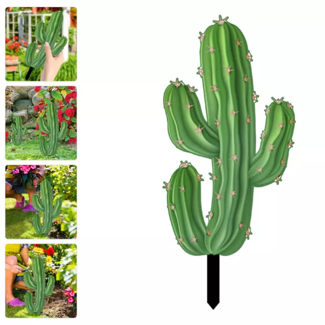 Palo giardino cactus acrilico decorazione casa giardino insegna CY