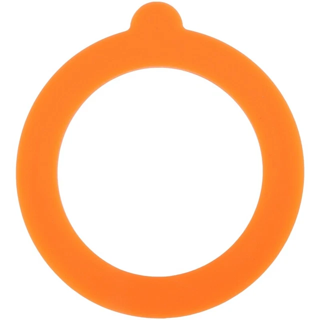 AMONENZ 12 Pièces Joint Bocaux Silicone 97mm × 70mm - Joint De Remplacement Pour Mason, Confiture, Conserves Maison