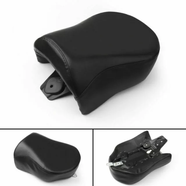 Motor Rear Passenger Pillion Seat Sitz Für Dyna FXD FXDL 2006-09 Black E1