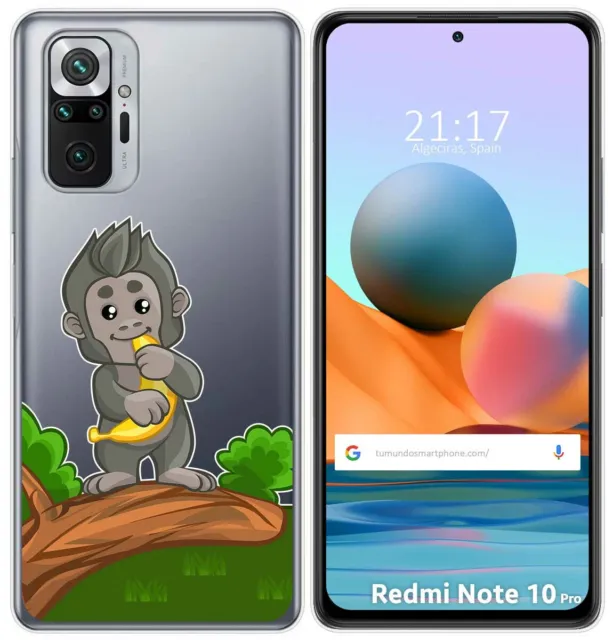 Xiaomi Redmi Note 12 Pro 5G Funda Gel Tpu Silicona transparente dibujo  Mono