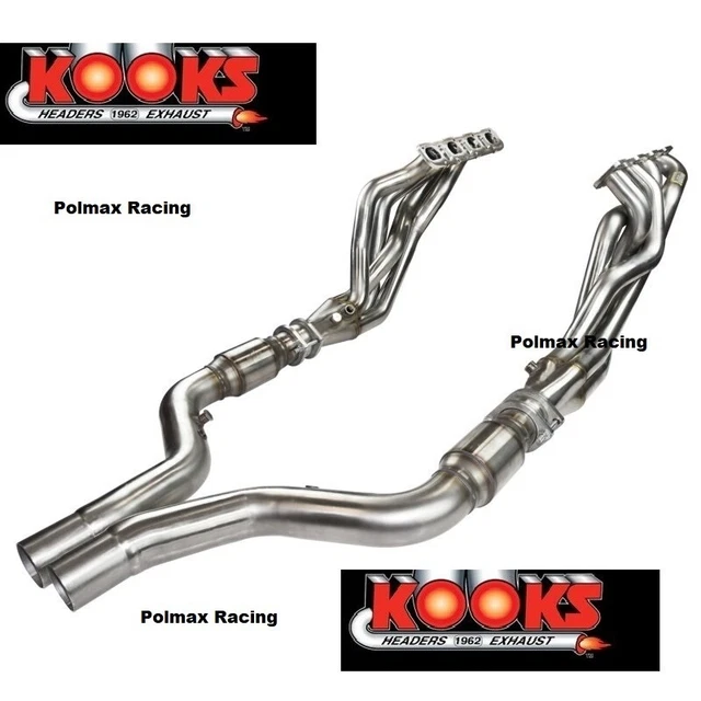 Kooks SS 2 x 3 headers / catted pipes 2011-23 Dodge Challenger 6.4l 392 Hemi V8