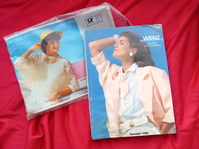 WENZ Frühjahr Sommer 1985 mit OVP - vintage Katalog #A164