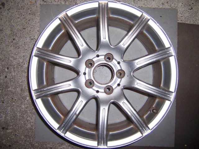 one OEM 17"x8.5" aluminum wheel rim (Mercedes SLK 2005-2008; A1714012032; R171)