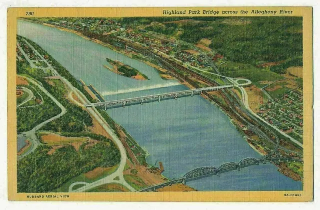 Highland Park Bridge over Allegheny River, Pittsburgh, Pennsylvania 1943