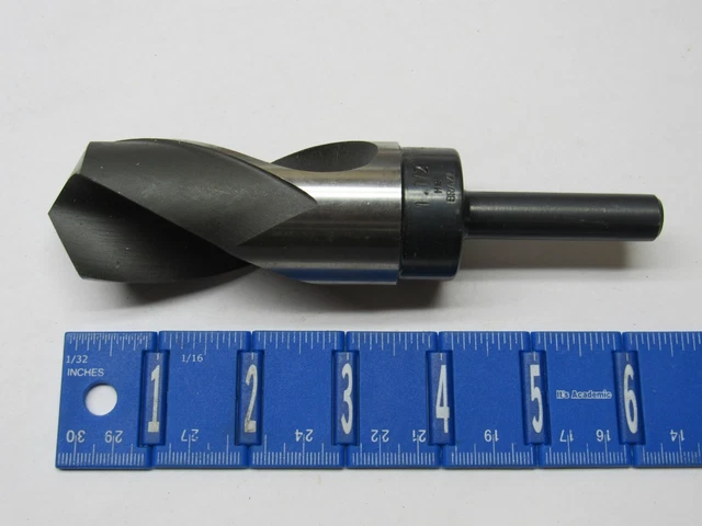 High Speed Steel 1-1/2"  Sae Reduced Shankright Hand S&D Drill Bit