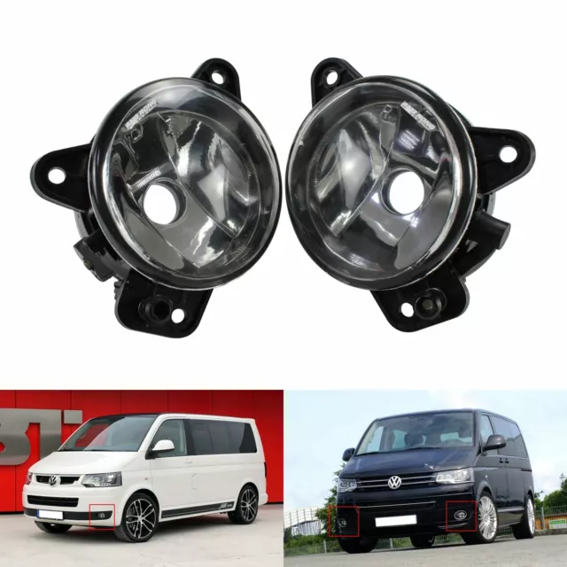 Paire Antibrouillard Pour VW T5 03-09 Crafter 2E Polo V 05+ Skoda Fabia 6Y 00-07