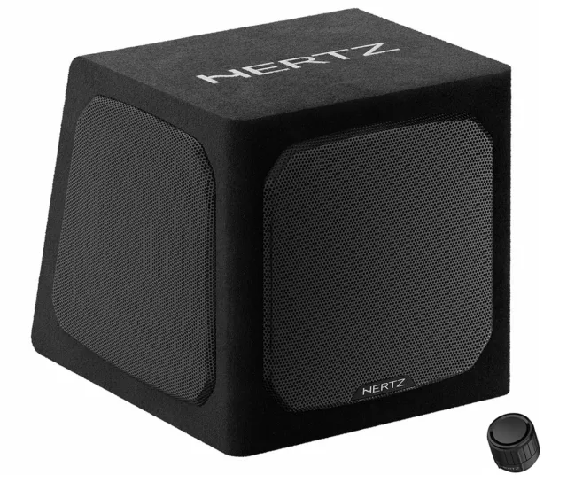 Hertz Dba 201 Subwoofer Attivo in Cassa 440W Amplificato 20cm + Controllo Remoto