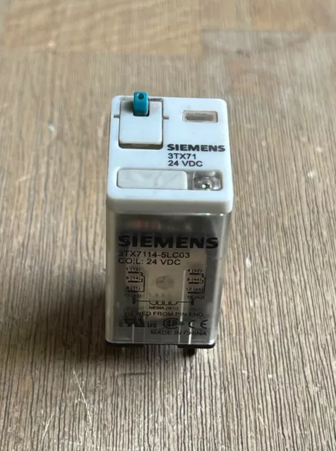 Siemens 3Tx7114-5Lc03 Relay 24Vc 8 Pin 3Tx71