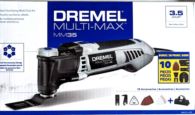 Dremel Multi-Max MM35 Corded Oscillating Multi-Tool Kit + Bonus Attachments NEW Dremel Multi-Max MM35 Corded Oscillating Multi-Tool Kit + Bonus Attachments NEW
