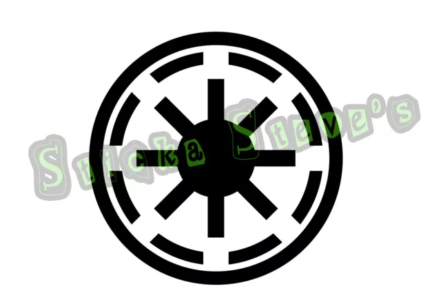Galactic Republic Flag Cool Star Wars Vinyl Sticker Decal