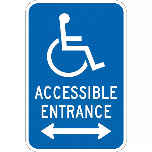 LYLE T1-1133-EG_12x18 ADA Handicapped Parking Sign,18" x 12"