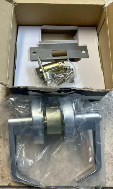 Dynasty Hardware AUS-20-26D Commercial Duty Privacy Door Lock, Satin Chrome