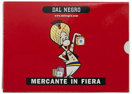 Dal Negro- Napoletane Italia-Astuccio Marrone Carte Da Gioco Regionali, Multicolore, Da 3 A 99 Anni, 010069