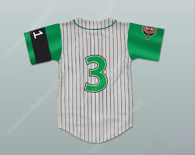 Custom Player 3 Baseball Jersey Includes ARCHA Patch and Memorial Sleeve S-6XL