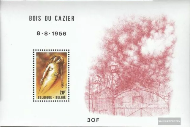 Belgien Block51 (kompl.Ausg.) postfrisch 1981 Bois de Cazier