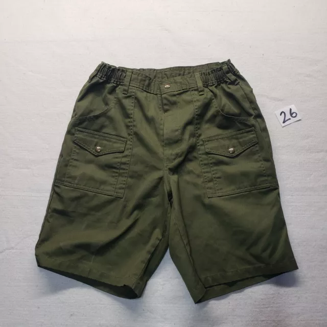 Vintage Boy Scouts of America Uniform Shorts Green Cargo Outdoors Adult Men's 34