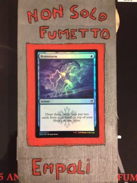 Mtg Brainstorm Foil - Tempesta Celebrale Foil - Masters 25 -  Mint